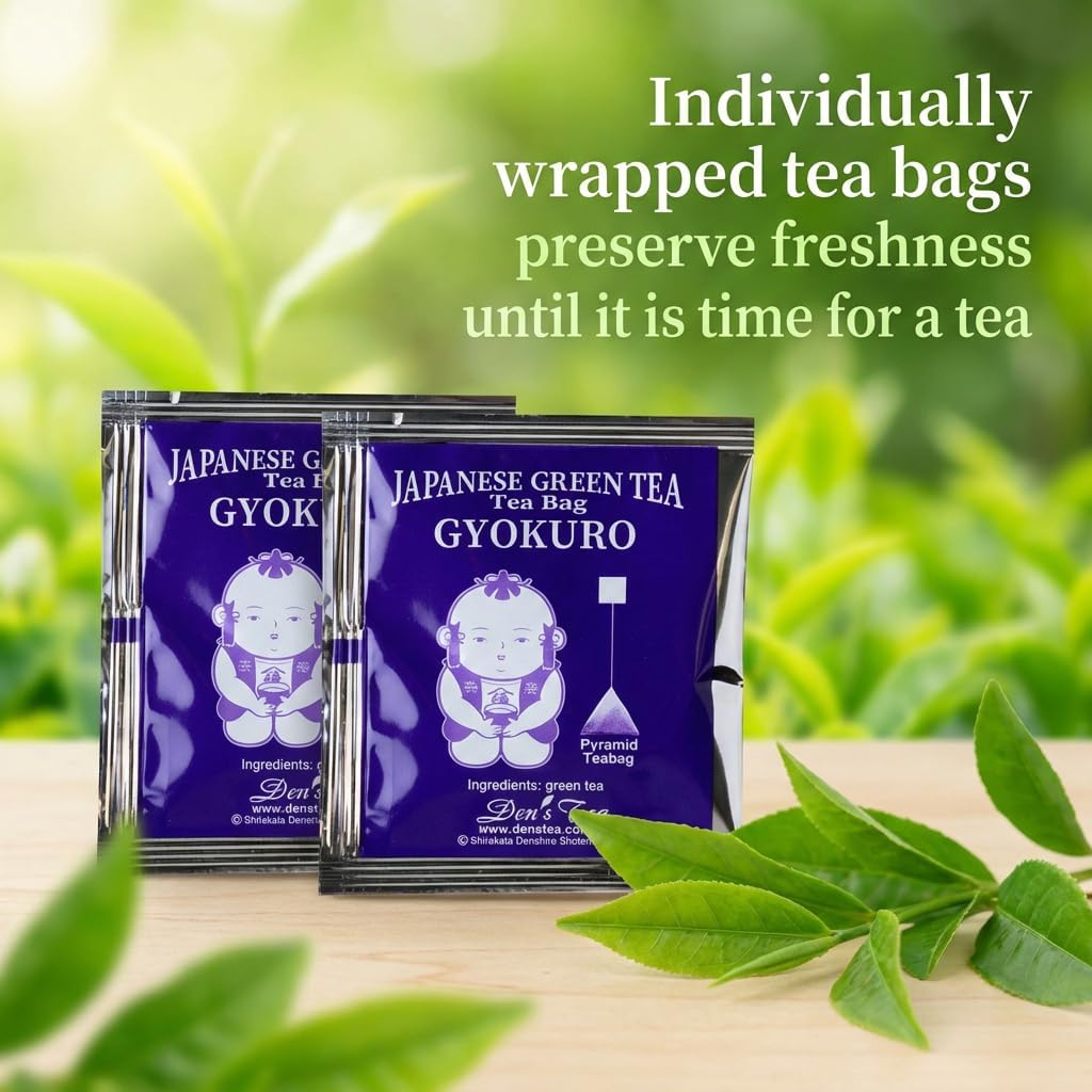 Bolsas té piramidal Gyokuro Shizuoka Japón pack 100