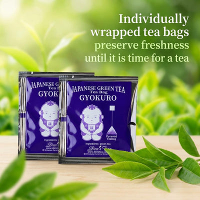 Bolsas té piramidal Gyokuro Shizuoka Japón pack 100