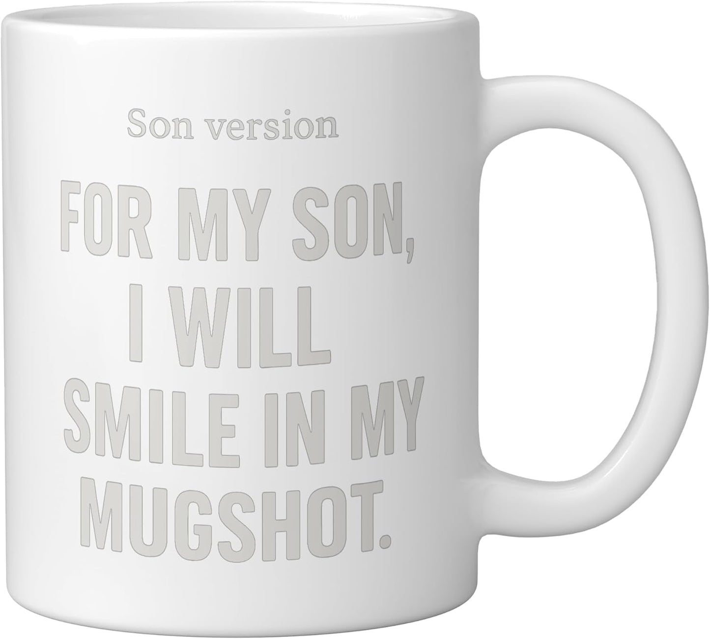 Taza Cerámica Padre/Madre para Hijo Blanco
