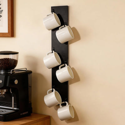 Soporte de pared para taza de café elegante y duradero