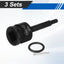 3 Pzas llave impacto hexagonal 1/2" acero cr-mo 6 puntos