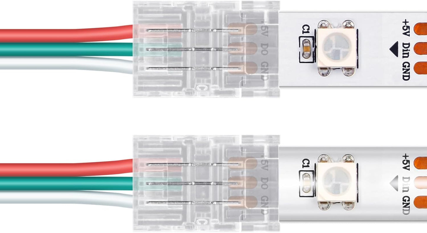 Pack 25 Conectores LED 0.394pulg Comp WS2812B