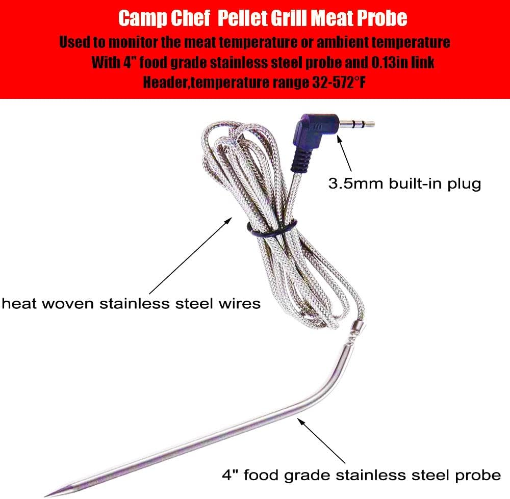 Repuesto sensor temperatura sonda carne Camp Chef Parrilla Pellets