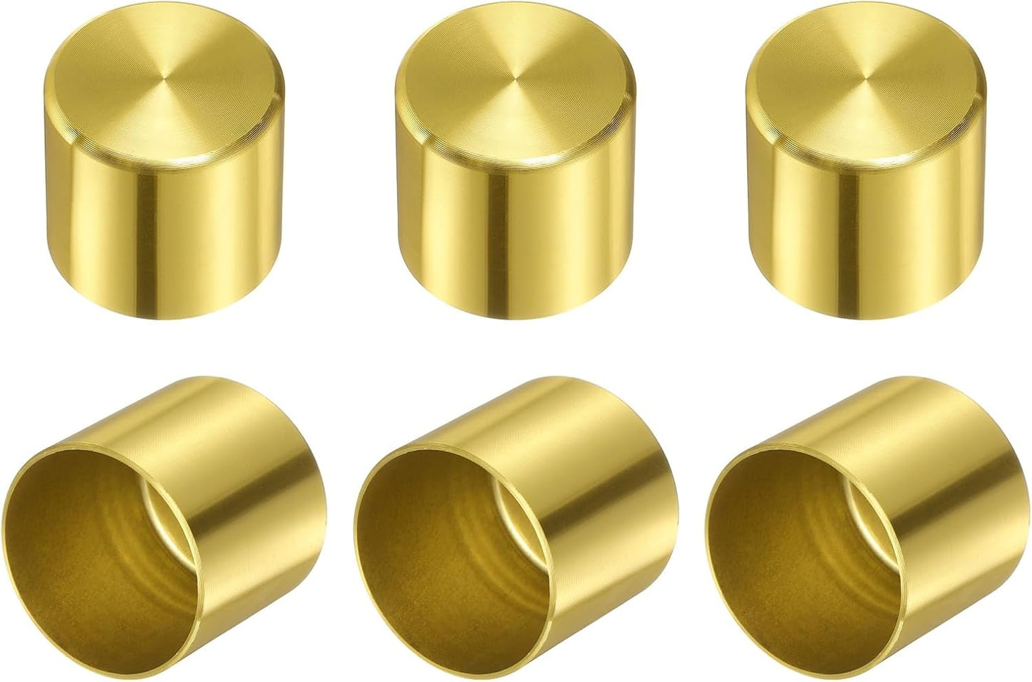 6 Fundas Patas Silla Aleación Aluminio 1.38x1.38pulg