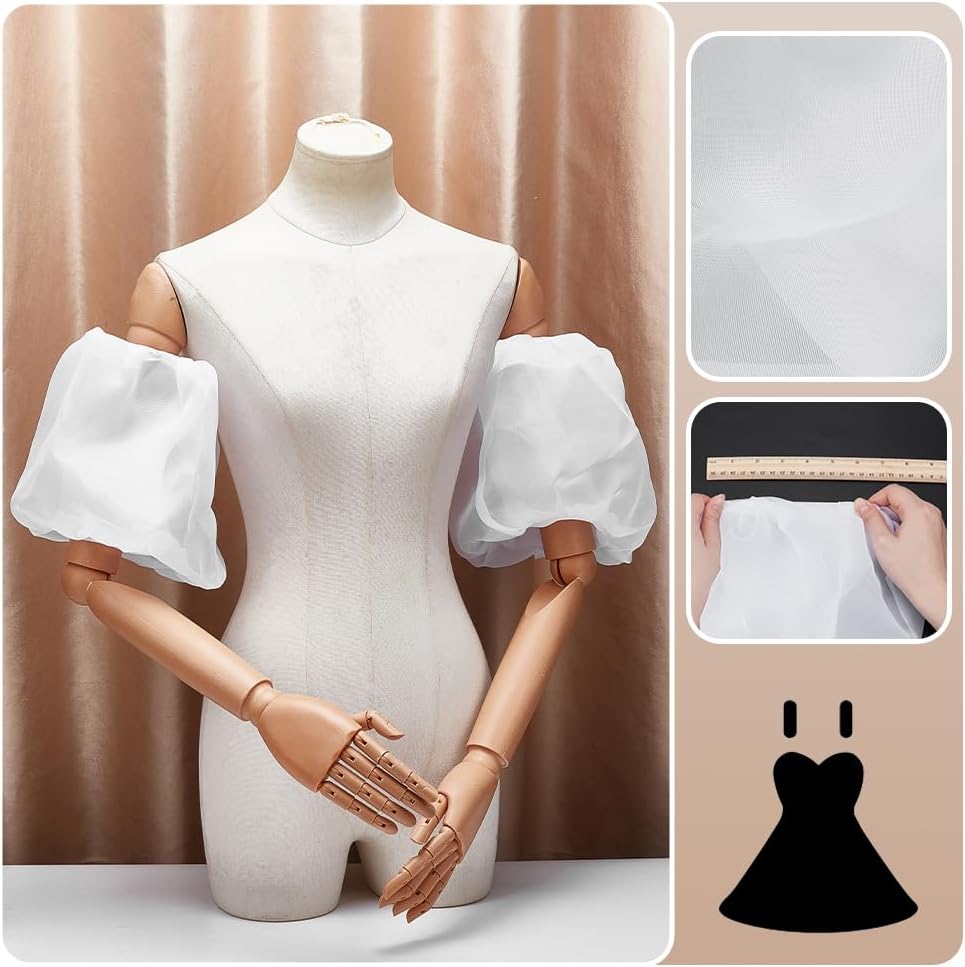 Mangas nupciales poliéster ajustables para vestidos