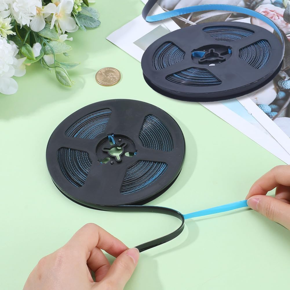 2 Rollos Tira Calafateo PVC Autoadhesiva 39pies Para Encimeras Baño
