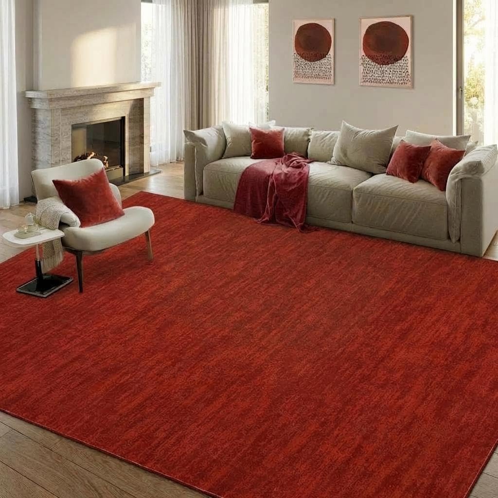 Alfombra lavable 9x12ft para dormitorio niños resistente manchas
