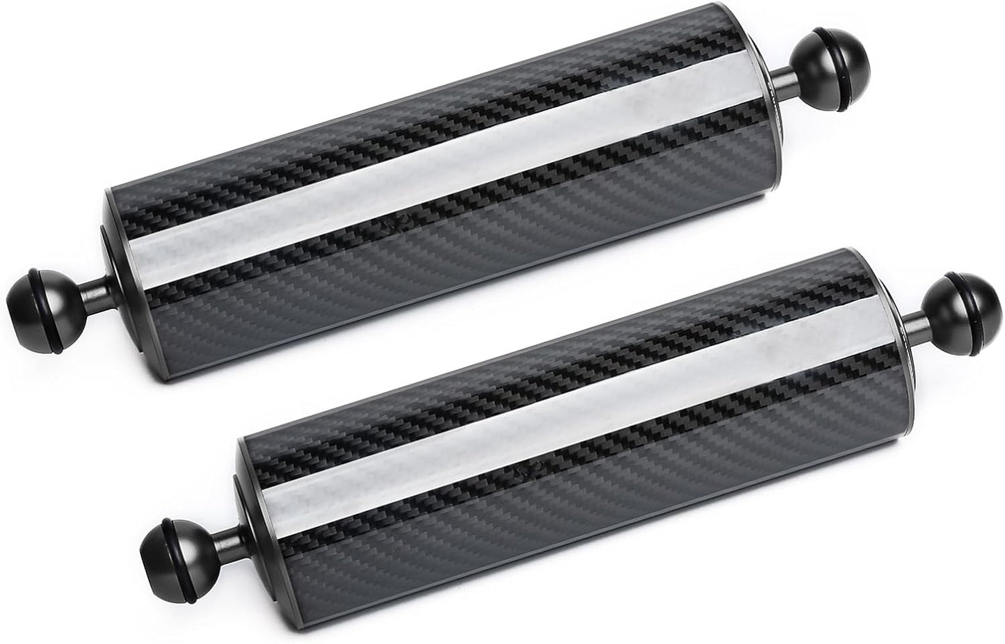 Brazo flotante fibra carbono negro 10pulg set 2