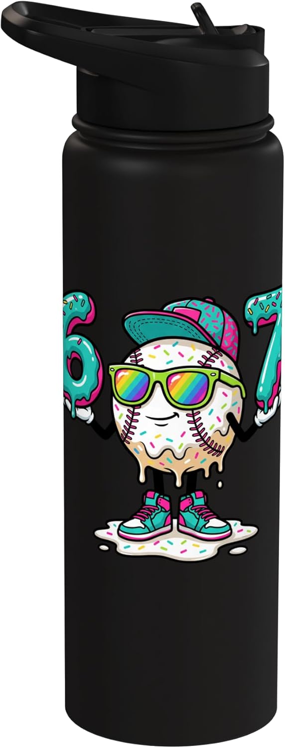 Botella de agua acero inoxidable aislada 67