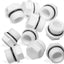 Enchufe roscado macho 1/2 pulgada accesorio PVC