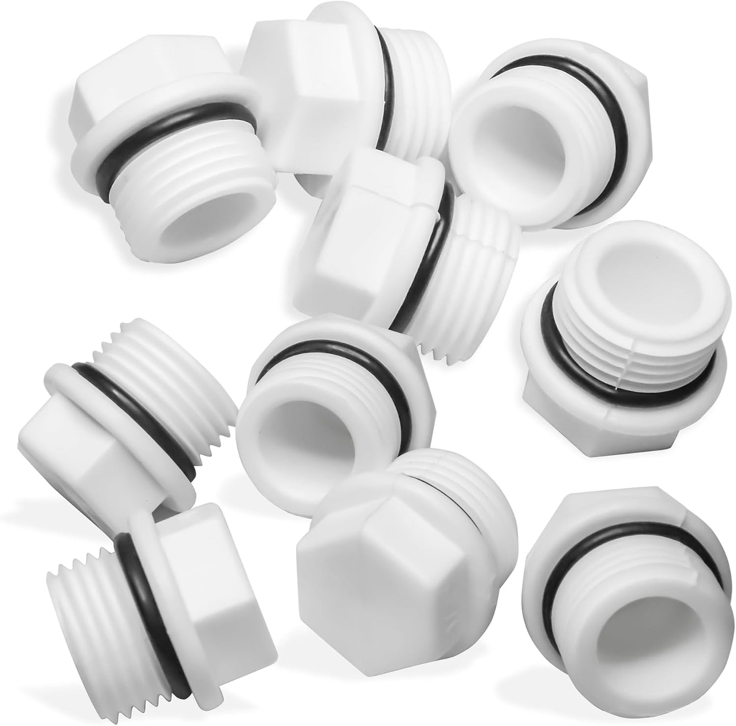 Enchufe roscado macho 1/2 pulgada accesorio PVC