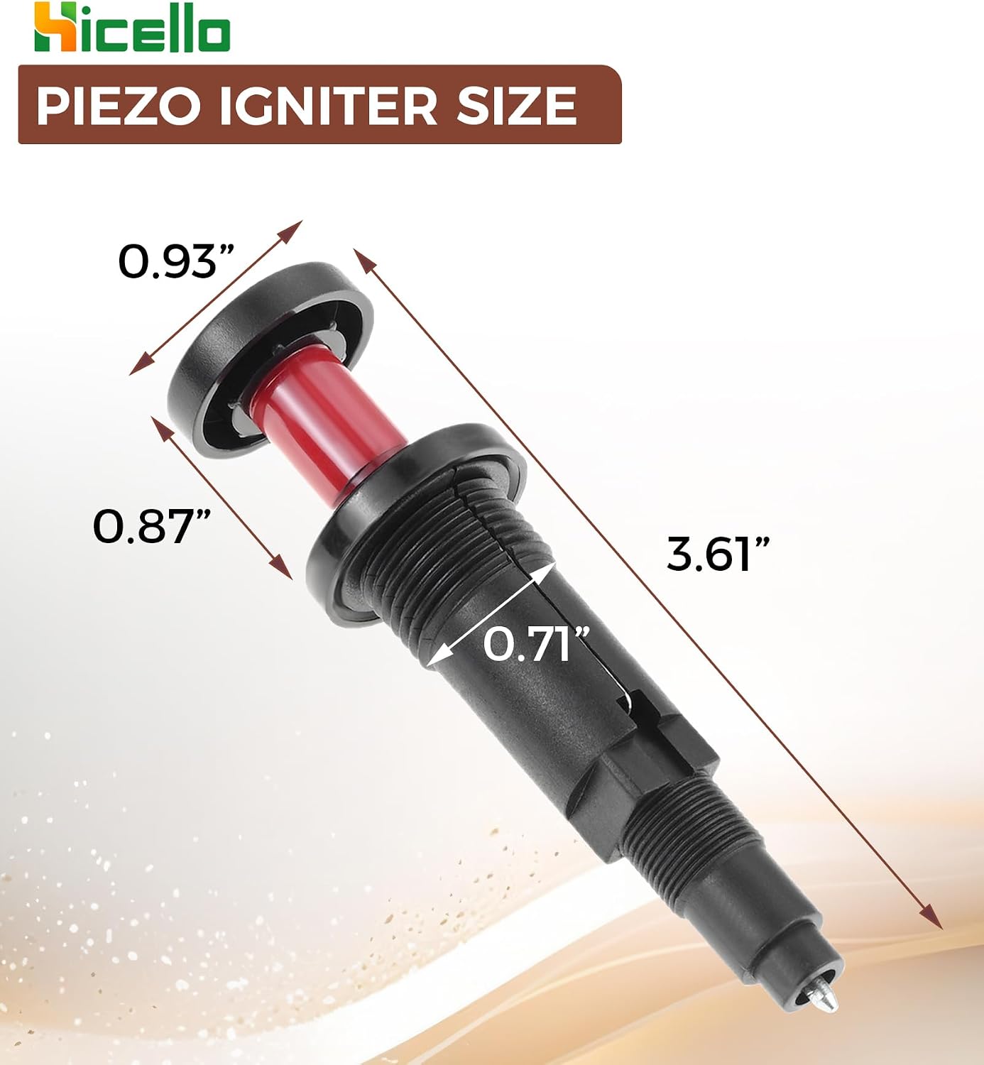 2 Encendedores Piezoeléctricos Universal Botón Pulsador