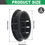 Tapones plástico 1.772 pulg comp puerta bloqueo muebles