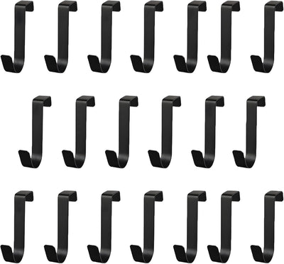 Ganchos metal para puerta armario set 20 colgar toallas ropa cocina