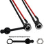 Conector adaptador jack DC 5.5x2.1mm 5 Pzas con cubierta