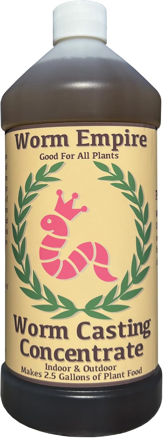 Té de fundición gusanos fertilizante líquido 1qt