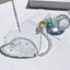 Atrapasoles de cristal grabado para hermana enfermera