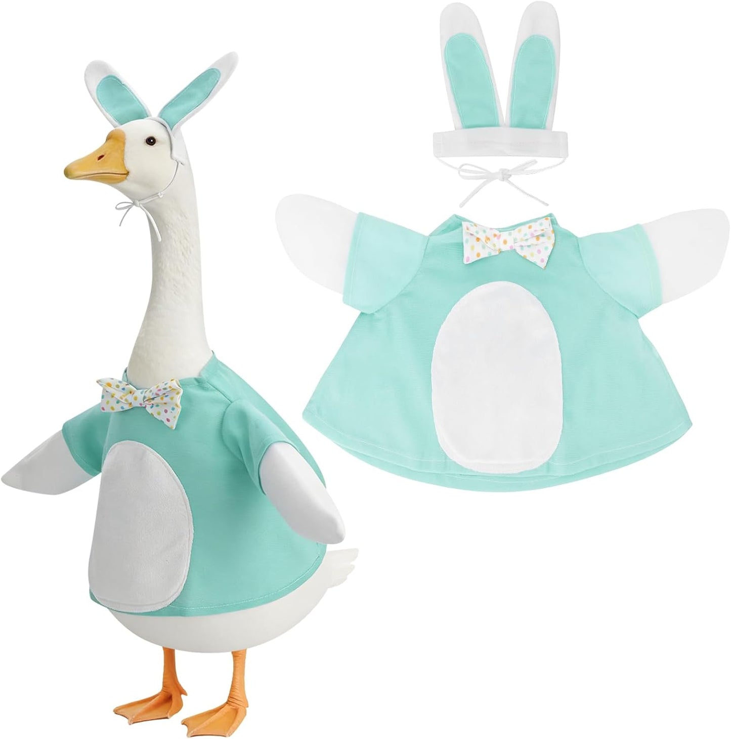 Traje ganso Pascua 23pulg diadema orejas conejo