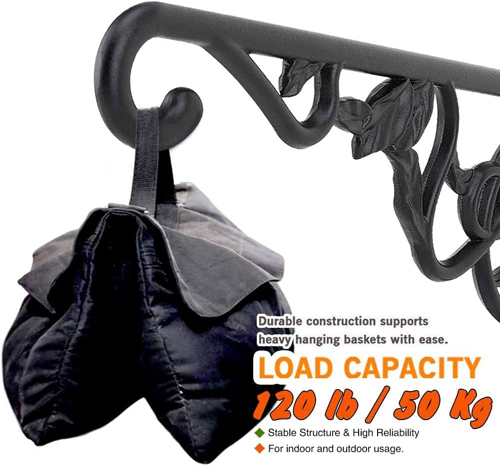 Soportes colgantes para plantas forjado 13pulg resistente