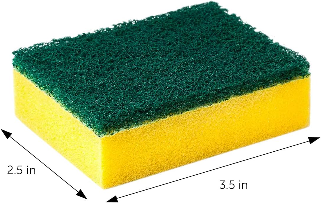 80 Esponjas de cocina resistentes para hogar baño y auto multicolor