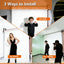 Soporte pared telón fondo 3 rodillos manual