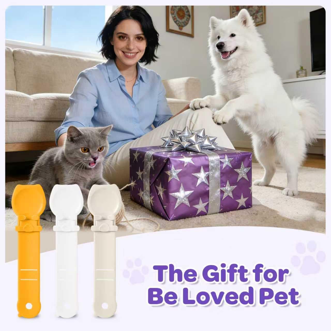 Alimentador golosinas para mascotas tira gatos