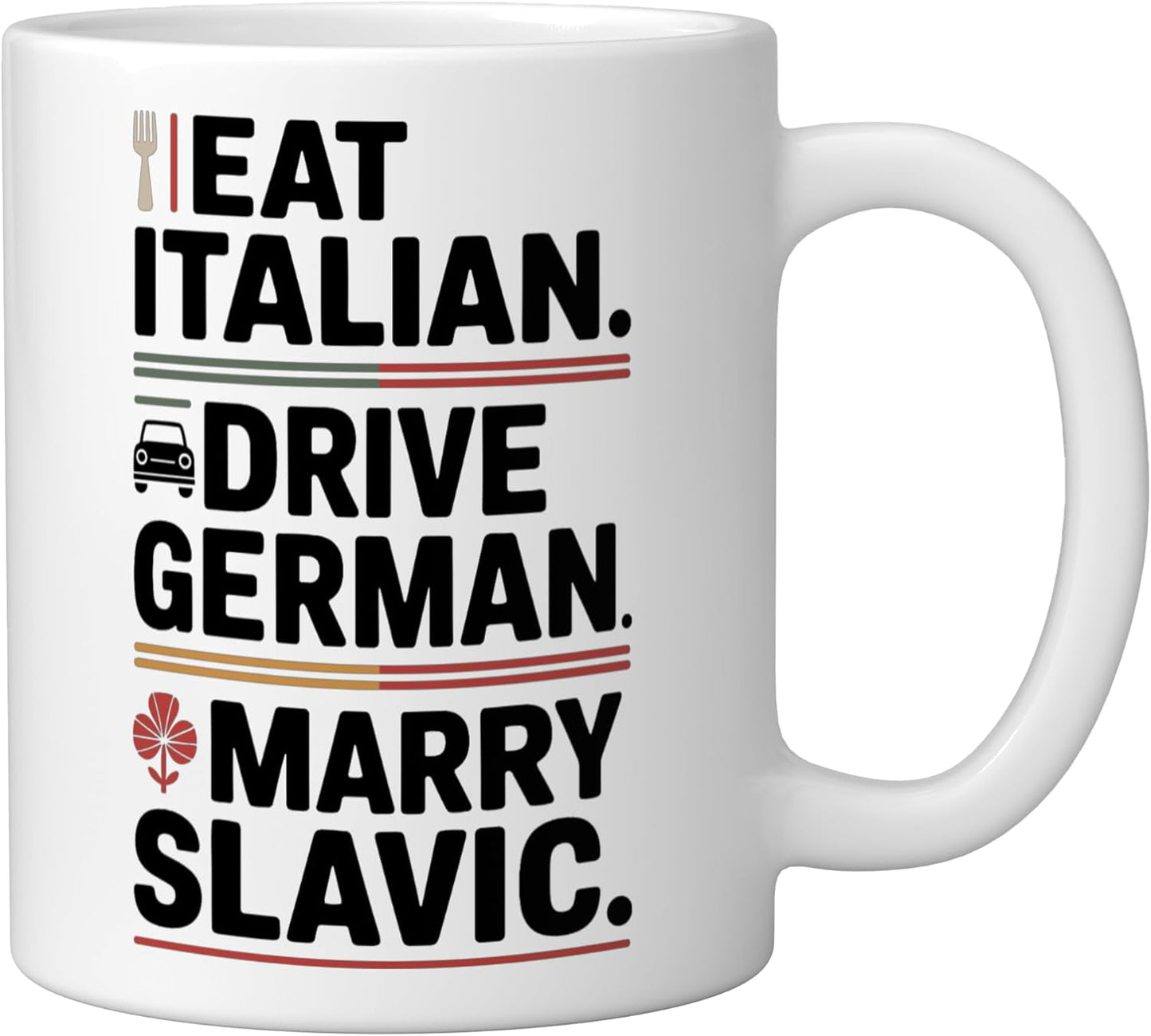 Taza Cerámica Europea para Coche Blanca