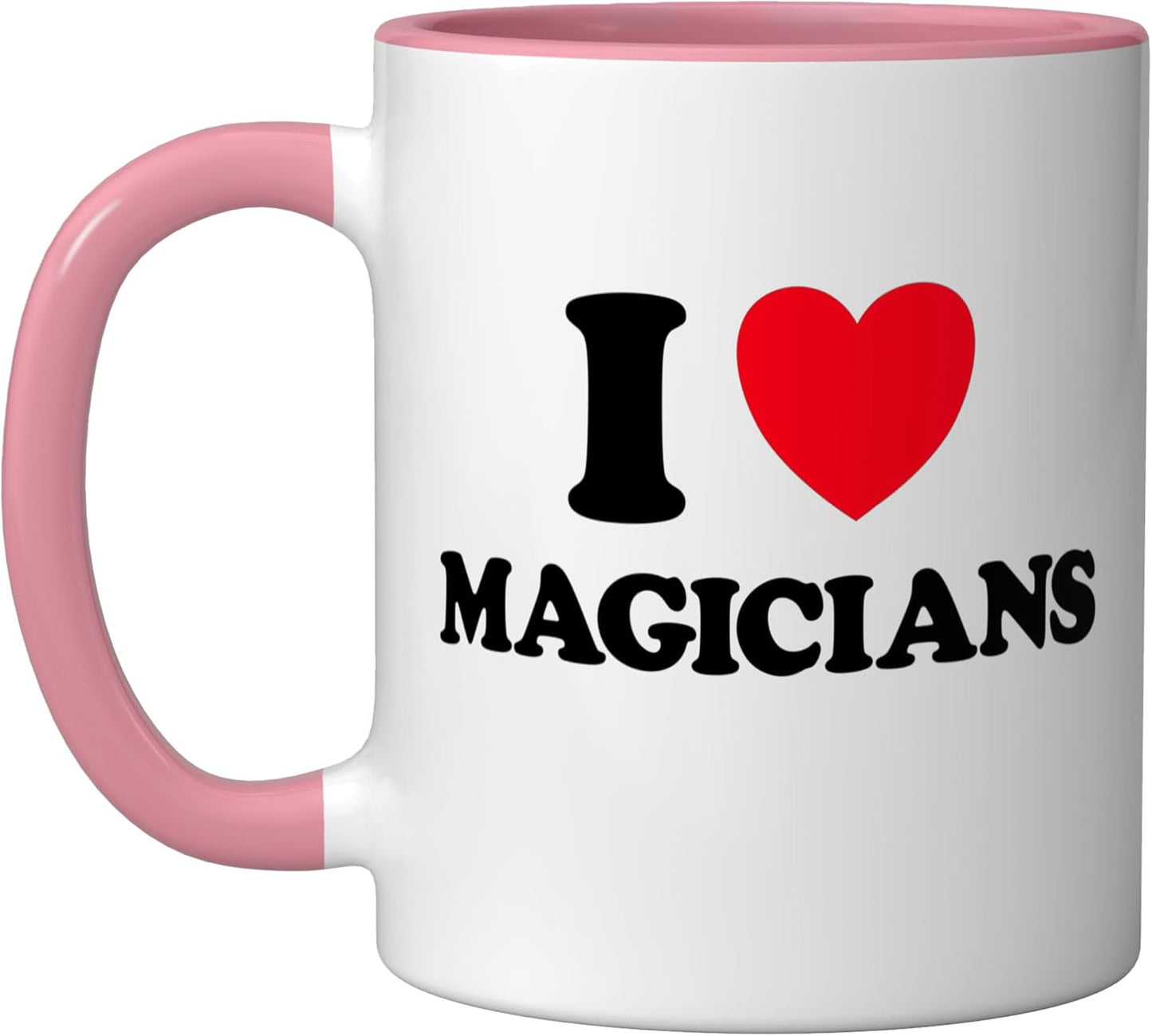 Taza Cerámica Magia Corazón Rosa/Blanco
