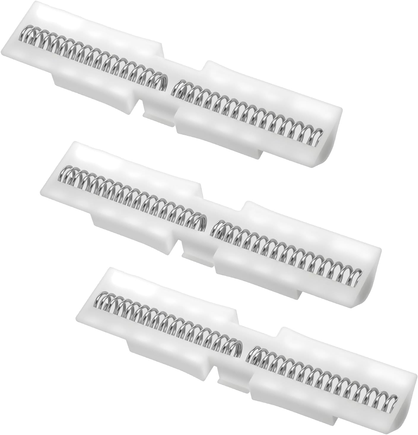 3 Rieles deslizantes puerta plegable PET blanco