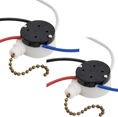 Interruptor ventilador techo Zing Ear 3 velocidades 4 cables