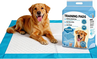 Almohadillas entrenamiento perro 40uds 23x23pulg superabsorbentes