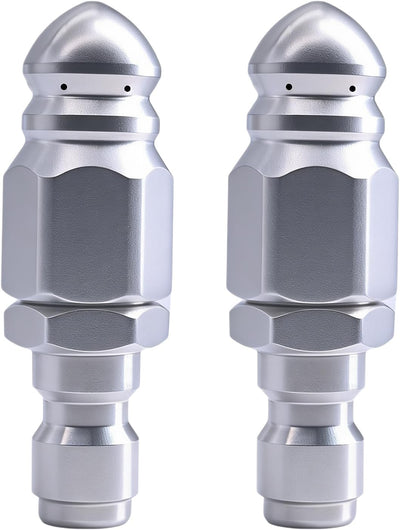 Kit boquillas chorro alcantarillado acero inox 1/4pulg