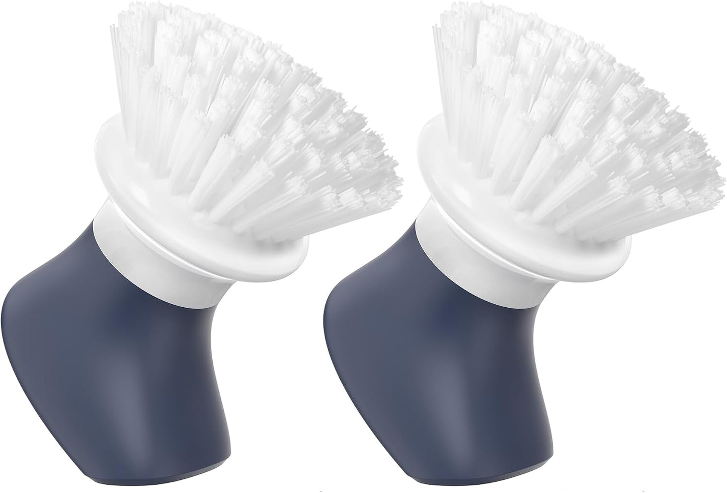 Cepillo palma pie ergonómico para platos antiadherentes azul set 2