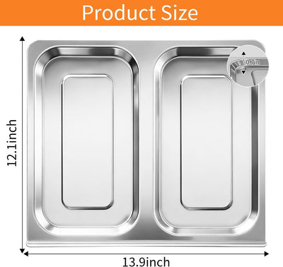 Bandeja goteo freidora aire Emeril 25qt acero inox