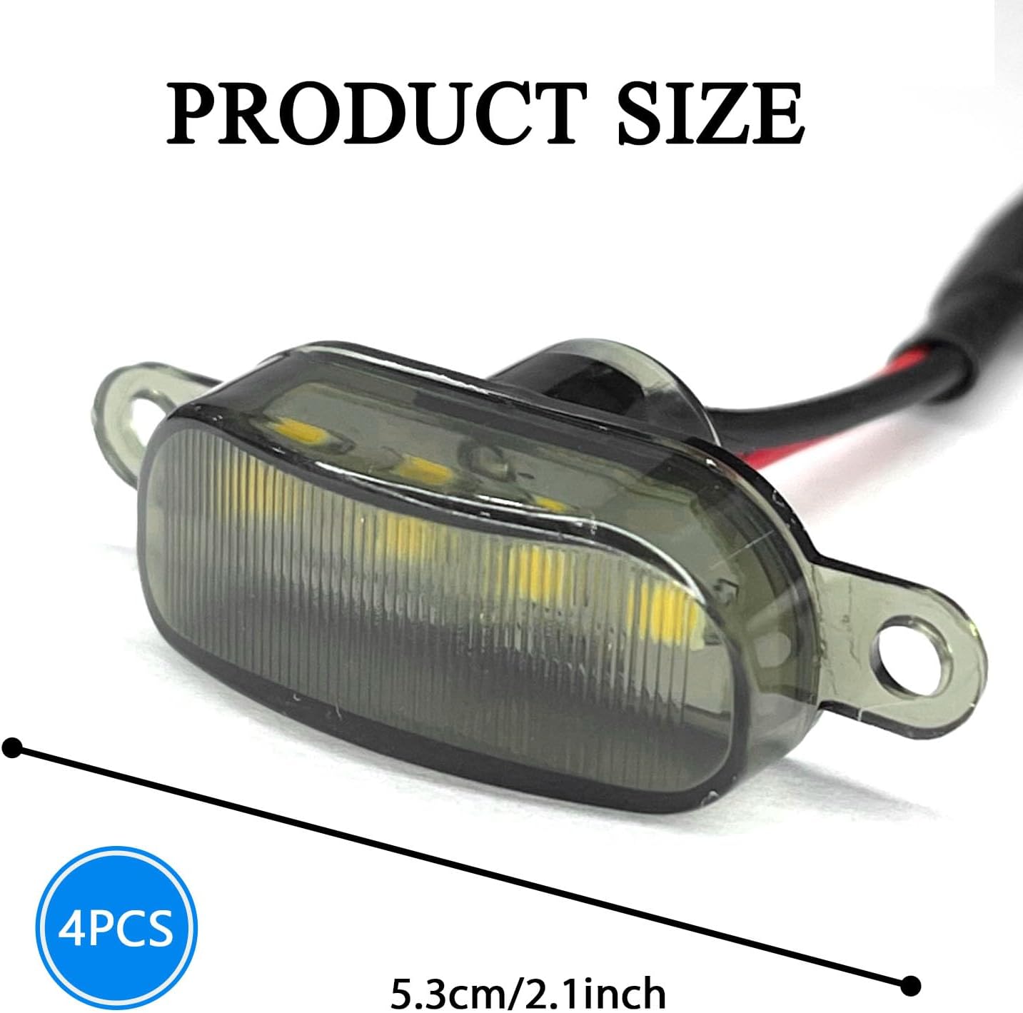 4 Luces LED Ámbar Resistentes Agua para Camión Ford Ram
