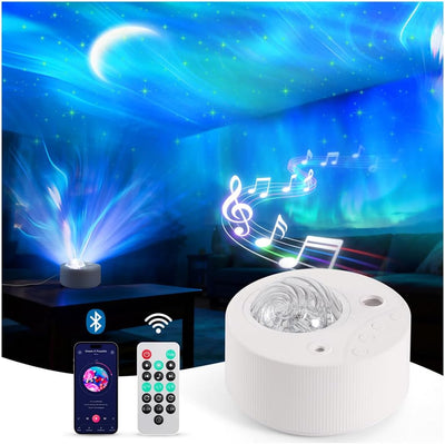 Proyector luz galaxia 14 colores Bluetooth temporizador