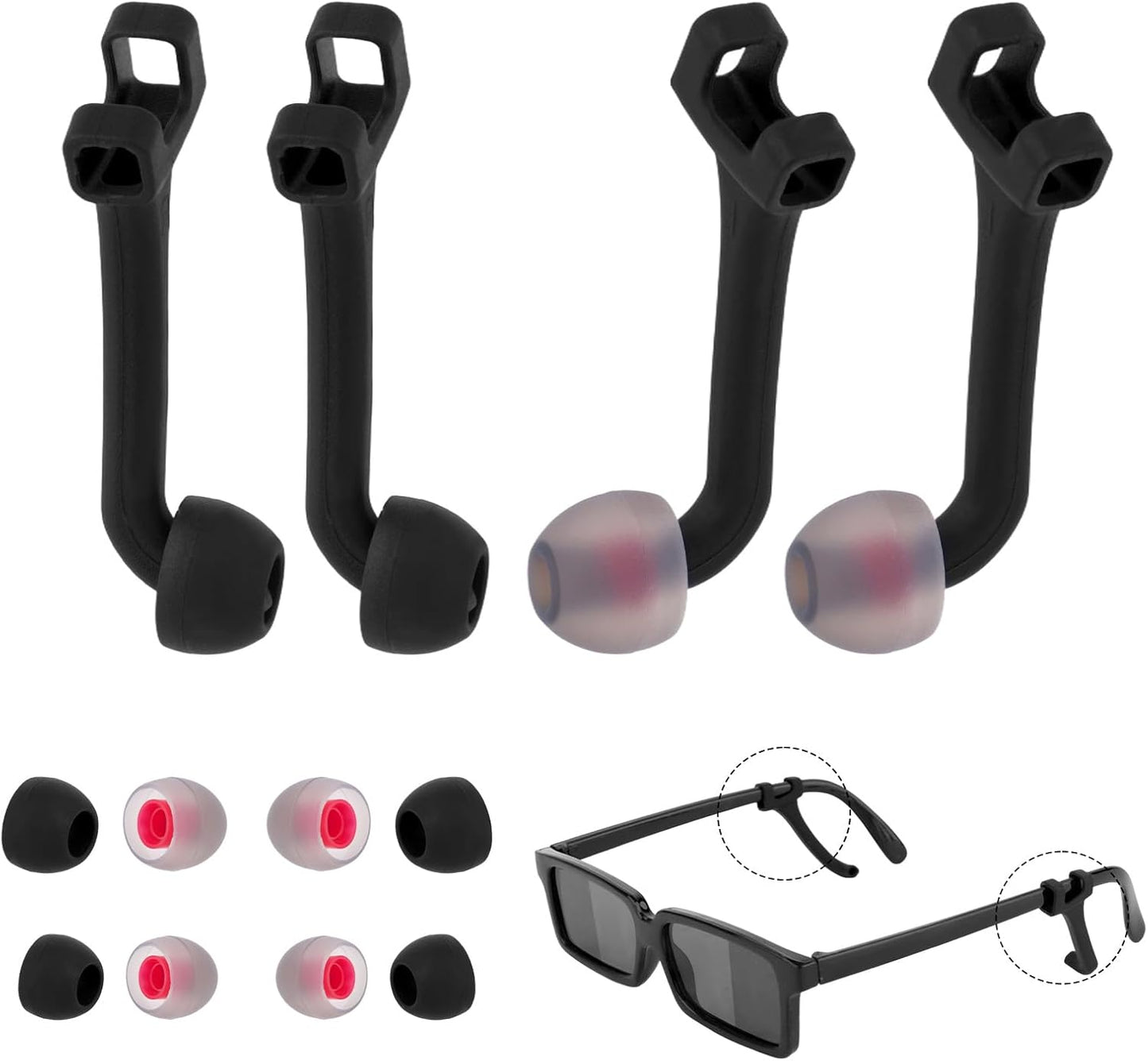 Amplificador sonido lentes inteligentes 4uds comp Meta Rokid XREAL