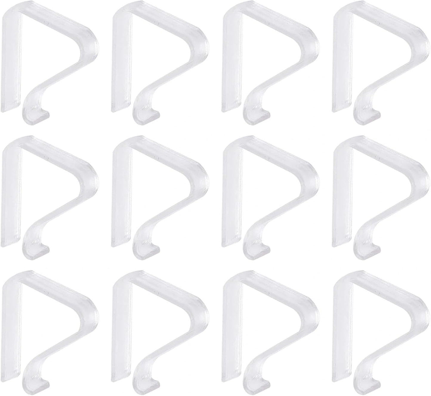 Clips de tela para mesas exteriores transparentes y extraíbles