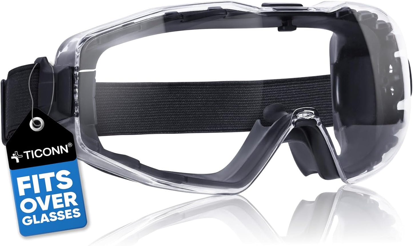 Anteojos seguridad antivaho ajustables ANSI Z87.1