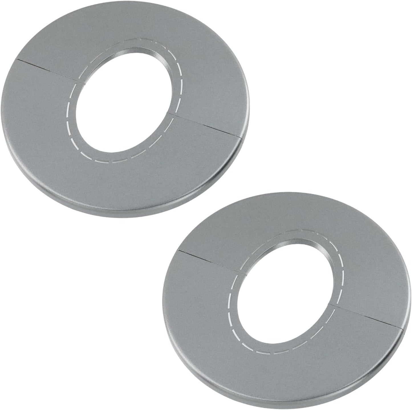 Tubo brida plástico redondo autoadhesivo con hebilla 50-60mm gris