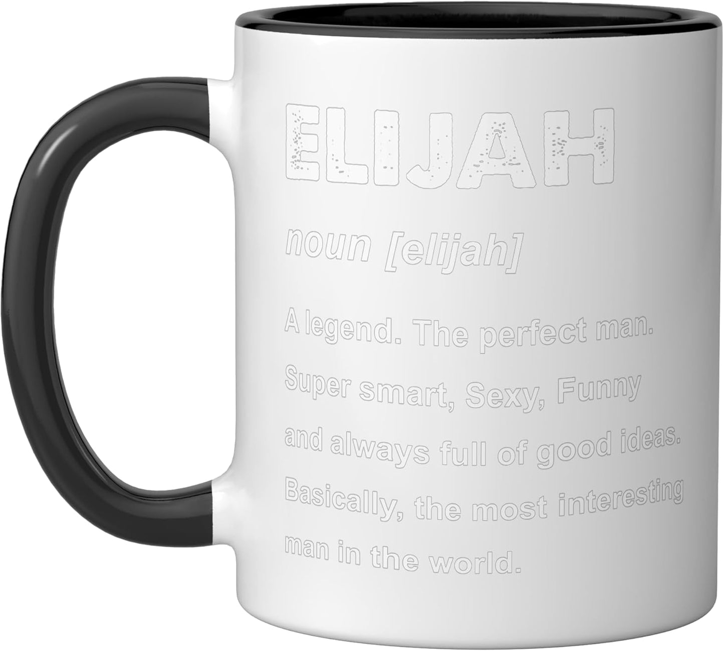 Taza Cerámica Negro/Blanco