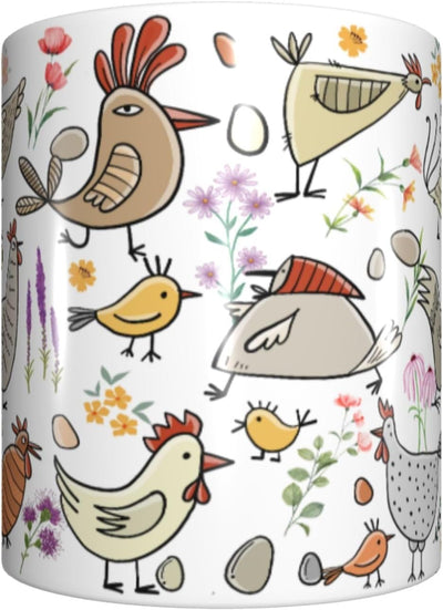 Taza de pollo para amantes del pollo de 11 oz