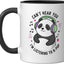 Taza Cerámica K-Pop Panda Bear Negro/Blanco