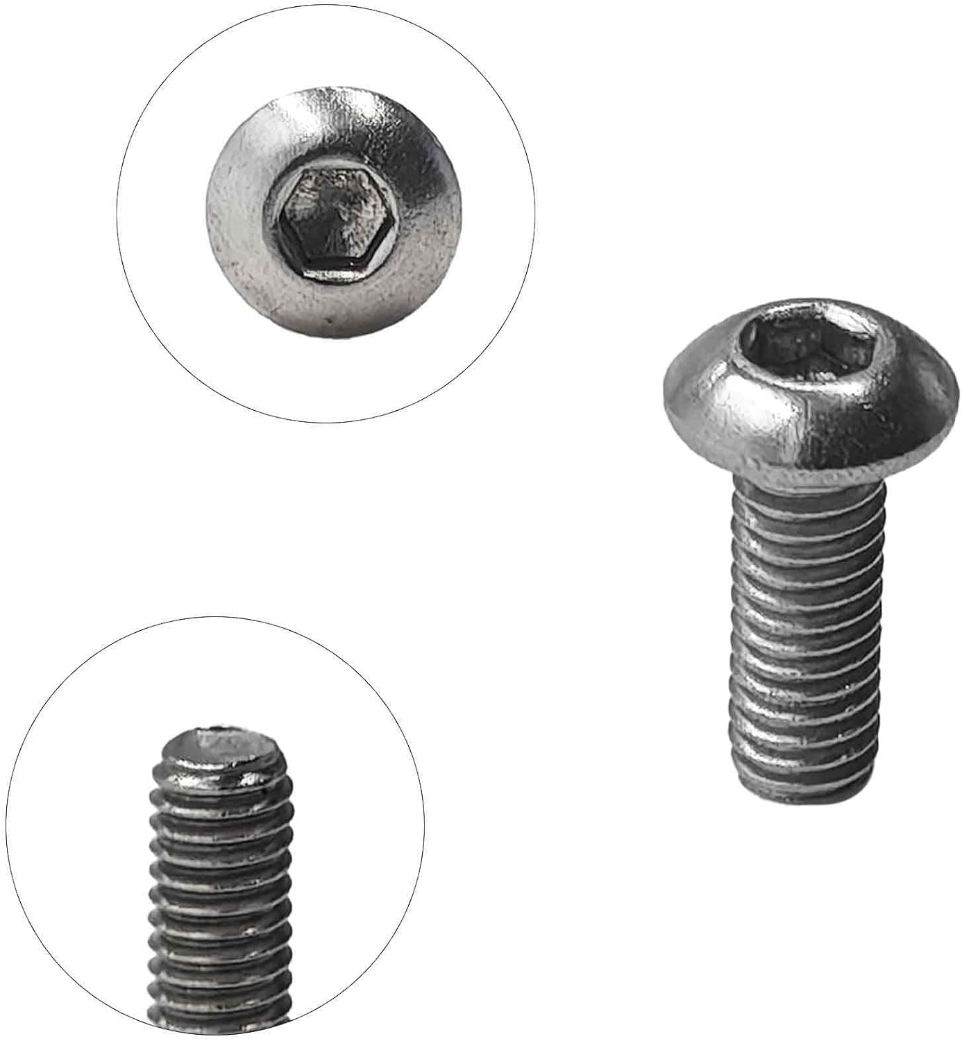 Set 100 Tornillos Acero Inox M3x8mm