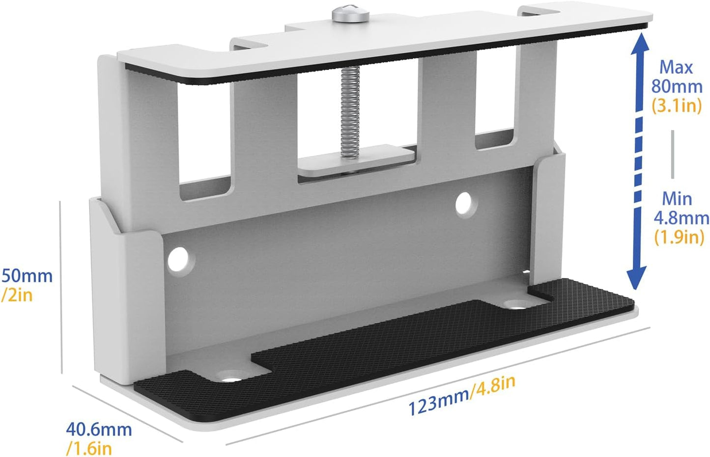 Soporte tira alimentación metal ajustable para cargadores