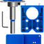 Kit perforación bisagra oculta 1.378pulg con placa guía