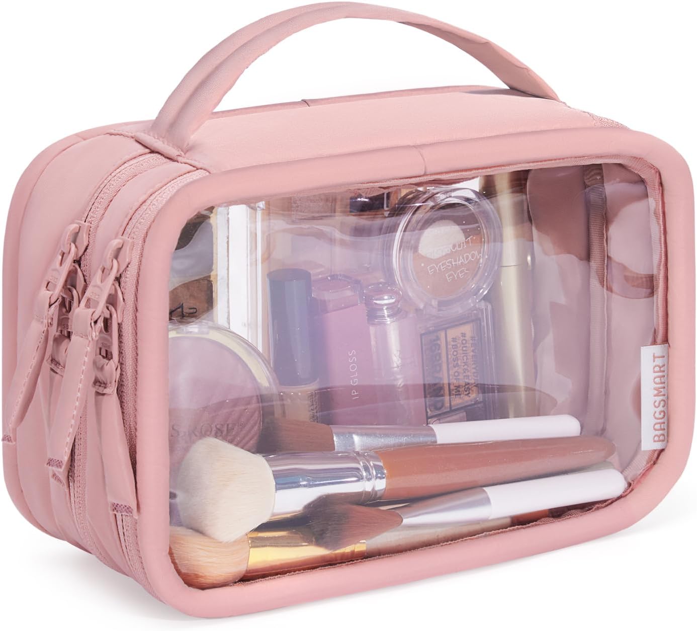Bolsa aseo TSA transparente con asa cuarto de galón
