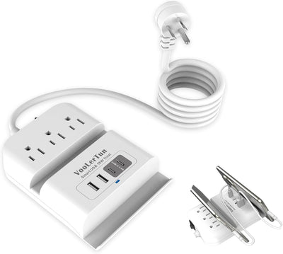 Extensor corriente con USB y proteccion sobretensiones 6pies