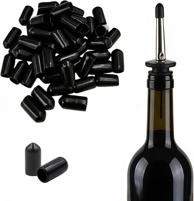 Tapas goma para boquillas botellas licor aceite
