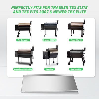Bandeja goteo repuesto Traeger 34 Series 32.5pulg